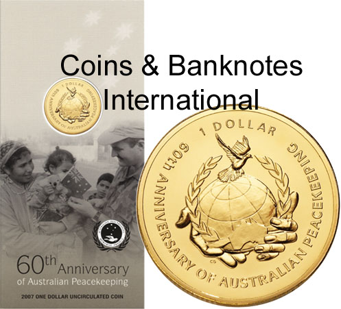 2007 Australia $1 (Peacekeeping)
